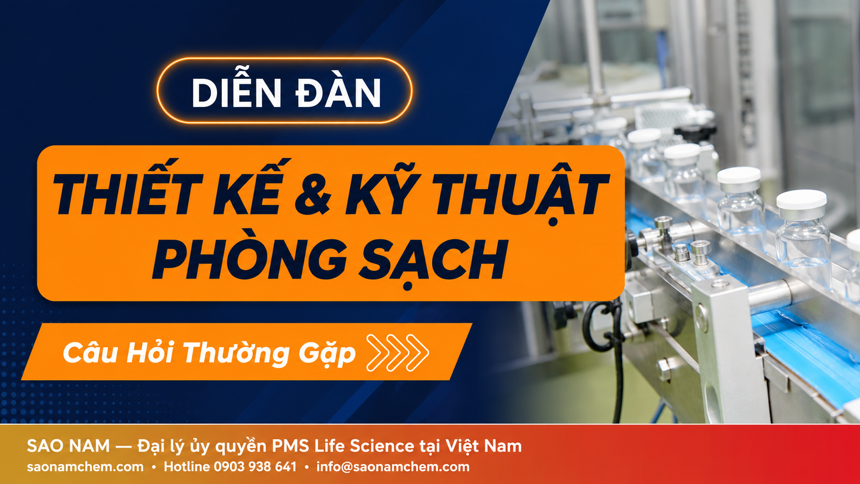  Câu Hỏi Thường Gặp - Diễn đàn Thiết kế và Kỹ thuật Phòng Sạch Hàng năm lần thứ 3